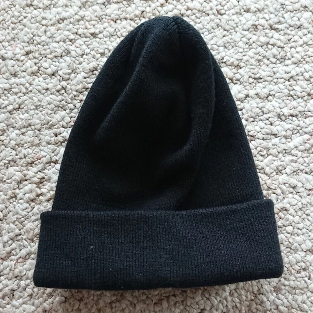 Pugs Unisex Knitted Beanie Winter Hat in Black / One Size